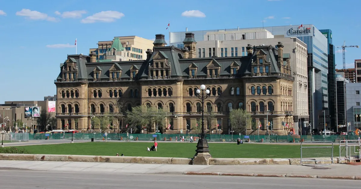 Government office building in Canada where the regulated programs behind government debt help are supervised